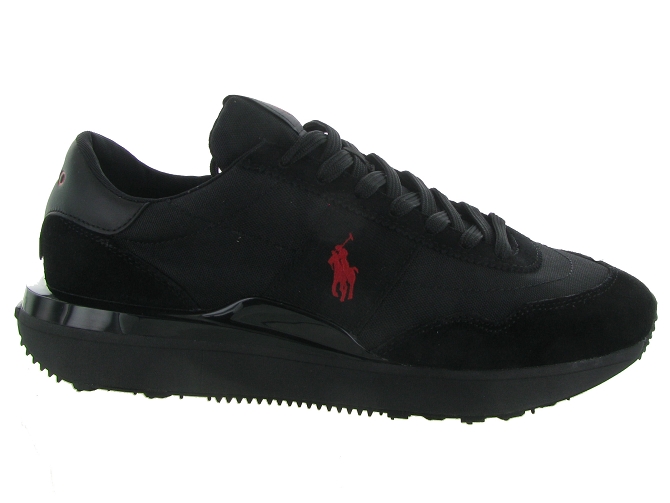 Ralph lauren baskets et sneakers train 89 full black noir4934101_2