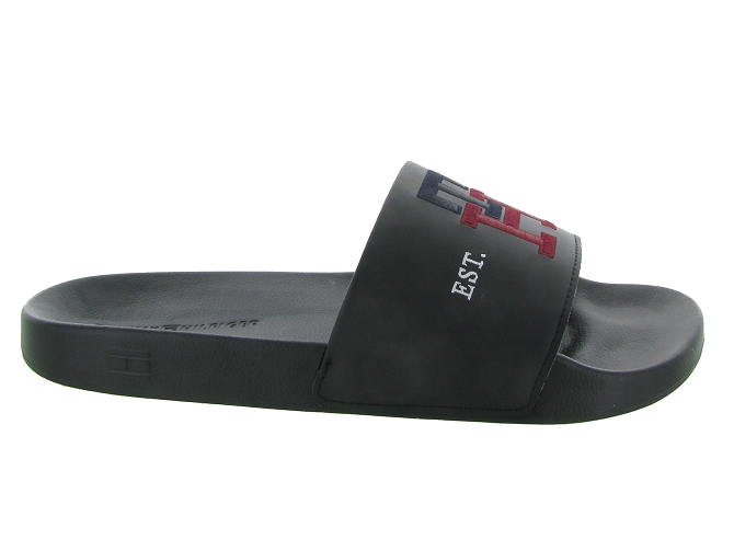 Tommy hilfiger nu pieds embroidery pool slide noir4937001_3