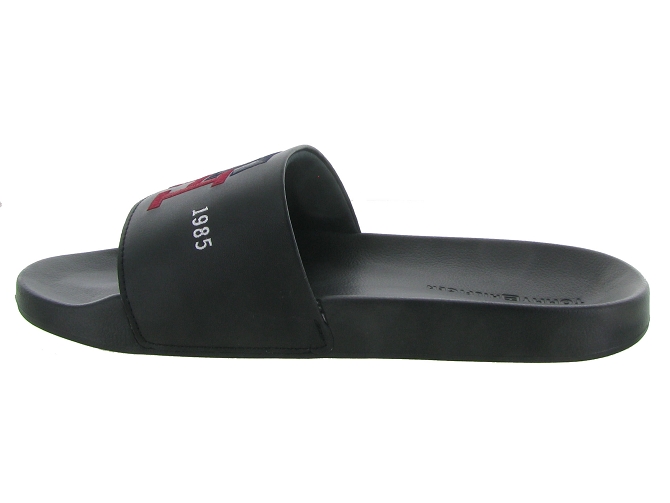 Tommy hilfiger nu pieds embroidery pool slide noir4937001_4