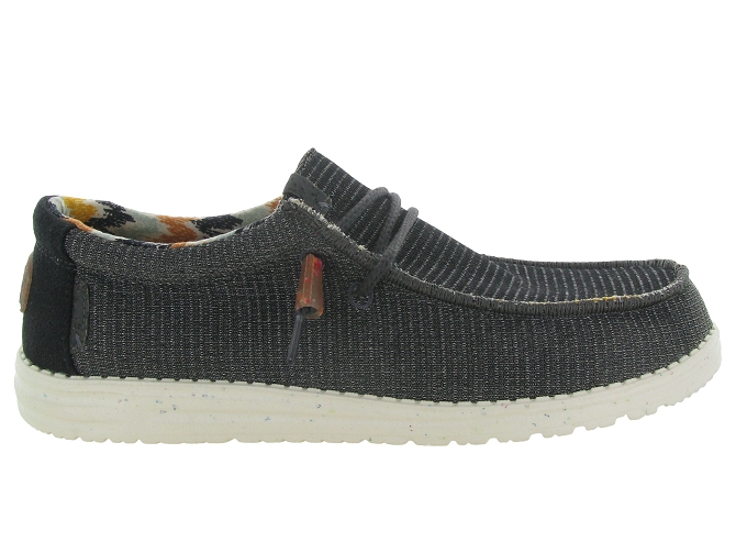 Hey dude baskets et sneakers wally ecosox anthracite4940601_2