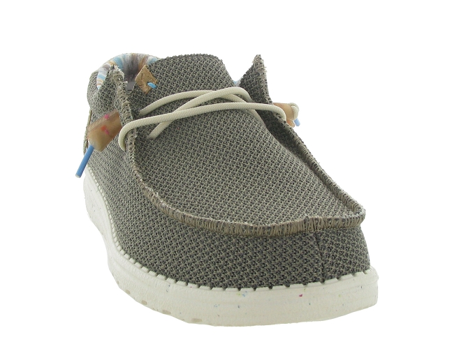Hey dude baskets et sneakers wally ecosox stretch taupe4940702_3