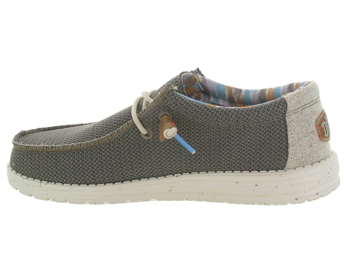 Hey dude baskets et sneakers wally ecosox stretch taupe4940702_4