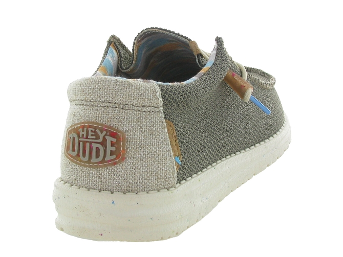 Hey dude baskets et sneakers wally ecosox stretch taupe4940702_5