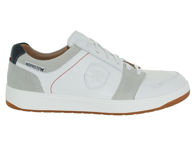 Mephisto chaussures a lacets hugh blanc4942701_2