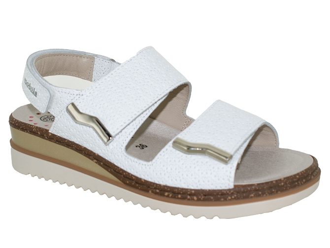 nu pieds - Confort - femme - Cuir - Beige - Mephisto