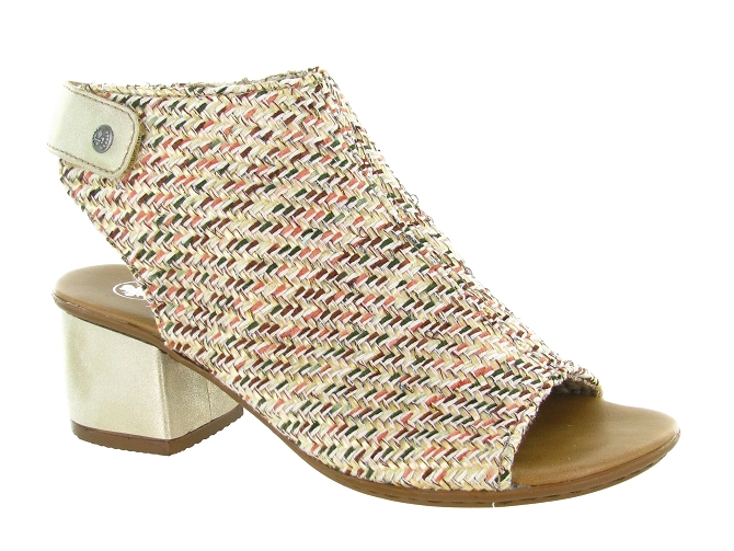 sandales et nu pieds - Casual - femme - Synthétique - Beige - Rieker