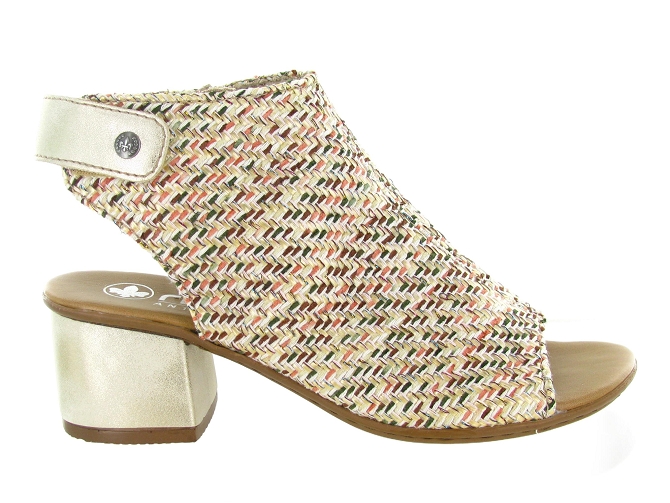 sandales et nu pieds - Casual - femme - Synthétique - Beige - Rieker4947302_2