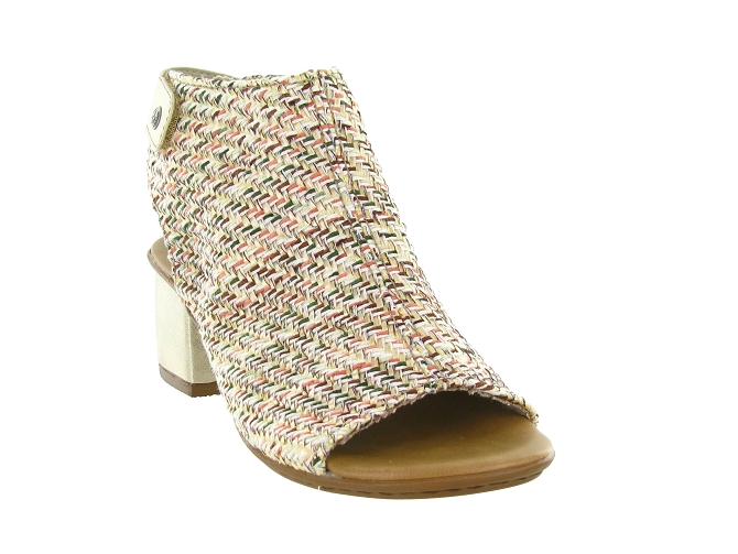 sandales et nu pieds - Casual - femme - Synthétique - Beige - Rieker4947302_3