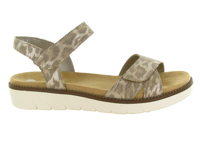 sandales et nu pieds - Confort - femme - Cuir - Python - Remonte4948403_2