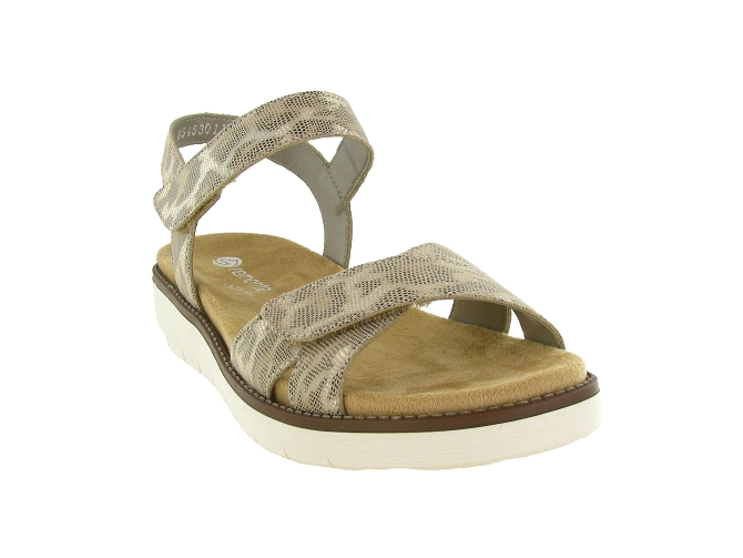 sandales et nu pieds - Confort - femme - Cuir - Python - Remonte4948403_3