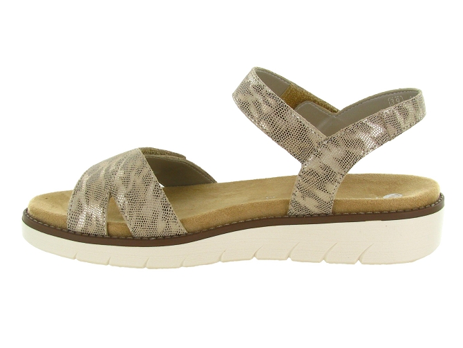 sandales et nu pieds - Confort - femme - Cuir - Python - Remonte4948403_4