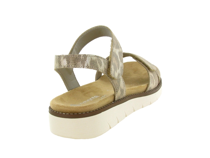 sandales et nu pieds - Confort - femme - Cuir - Python - Remonte4948403_5