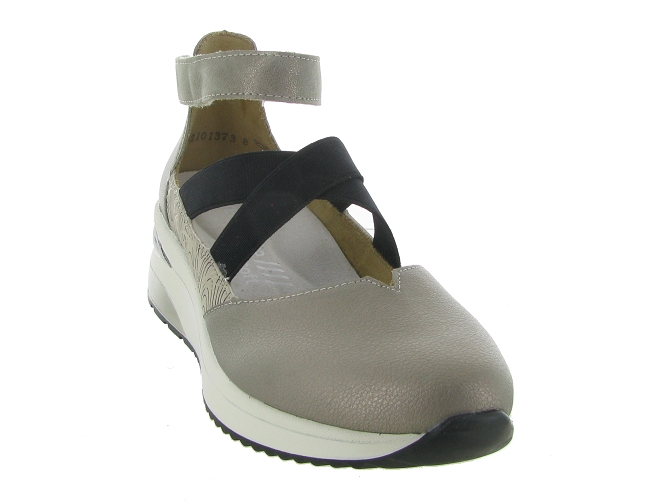 ballerines - Ballerine compensée - femme - Cuir - Argent - Remonte4948501_3