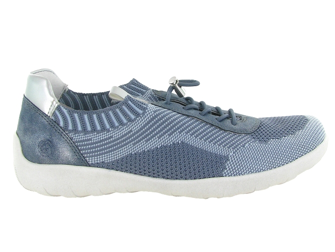 baskets et sneakers - Confort - femme - Toile  - Bleu jean - Remonte4948802_2