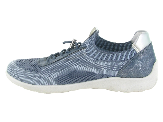 baskets et sneakers - Confort - femme - Toile  - Bleu jean - Remonte4948802_4