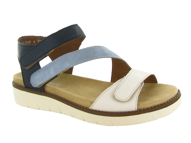 sandales et nu pieds - Confort - femme - Synthétique - Bleu - Remonte