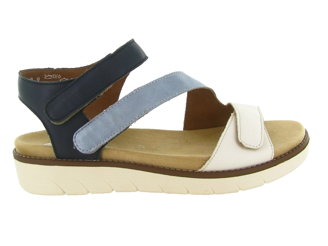 sandales et nu pieds - Confort - femme - Synthétique - Bleu - Remonte4949105_2