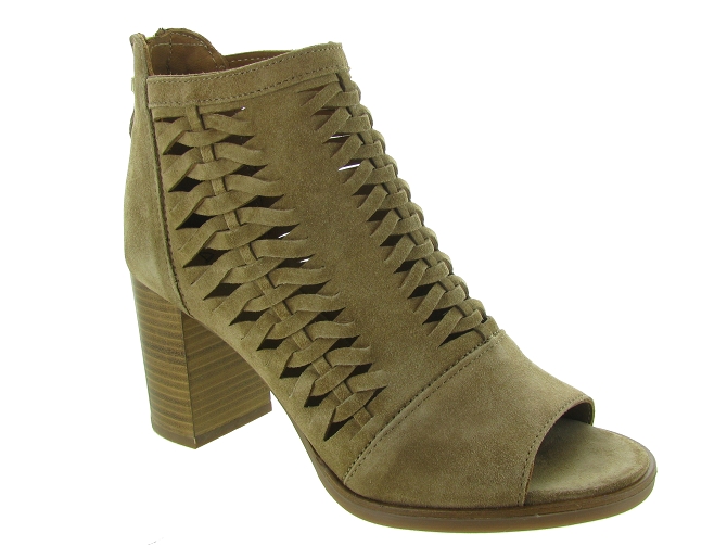 sandales et nu pieds - Casual - femme - Nubuck - Taupe - Alpe