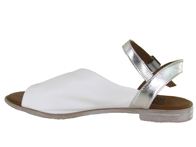 nu pieds - Confort - femme - Cuir - Blanc - Lune et lautre4954602_4