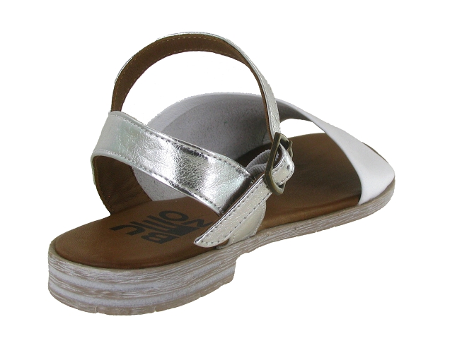 nu pieds - Confort - femme - Cuir - Blanc - Lune et lautre4954602_5