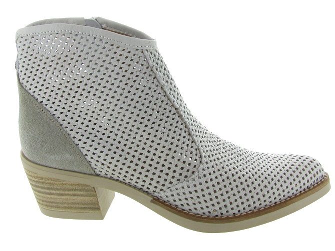 Minka design bottines et boots florane bis blanc4956002_2