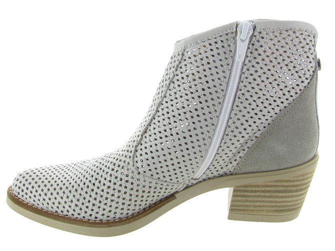 Minka design bottines et boots florane bis blanc4956002_4