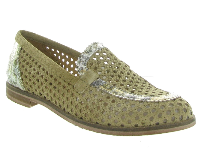 mocassins - Elégant - femme - Nubuck - Beige - Minka design