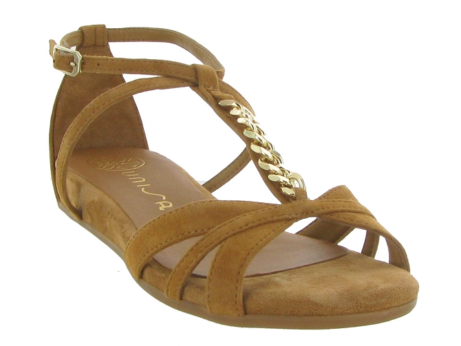 nu pieds - Cérémonie - femme - Nubuck - Marron - Unisa4958101_3