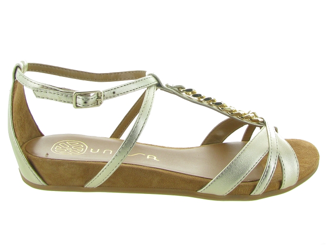 nu pieds - Cérémonie - femme - Nubuck - Or - Unisa4958102_2