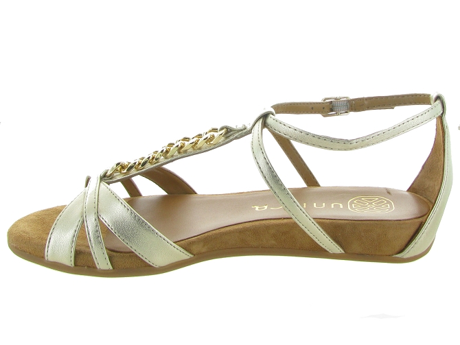 nu pieds - Cérémonie - femme - Nubuck - Or - Unisa4958102_4