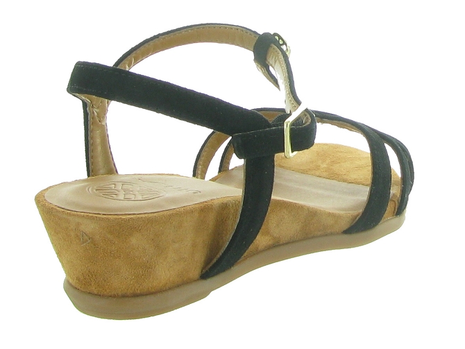 nu pieds - Cérémonie - femme - Nubuck - Noir - Unisa4958201_5