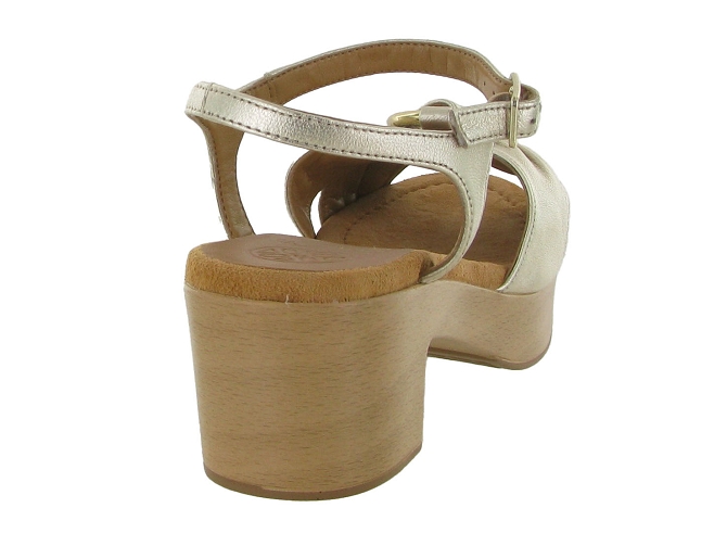 nu pieds - Cérémonie - femme - Nubuck - Or - Unisa4958301_5