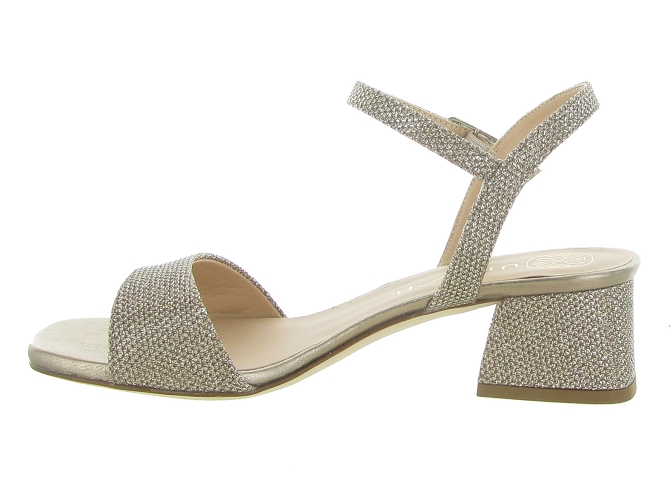sandales et nu pieds - Cérémonie - femme - Cuir - Gris - Unisa4958502_4