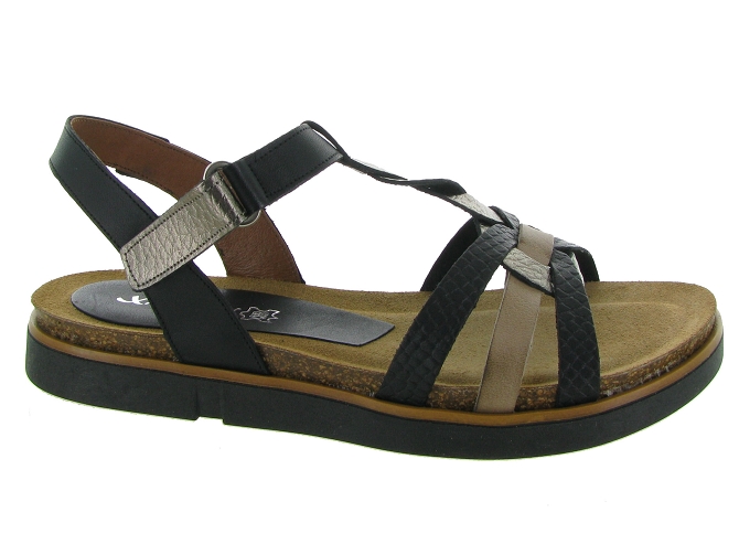 nu pieds - Confort - femme - Cuir - Noir - Xapatan4959601_2