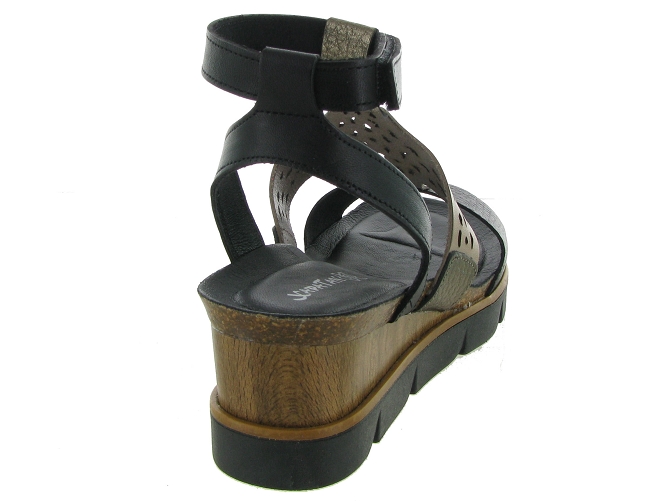 sandales et nu pieds - Casual - femme - Cuir - Noir - Xapatan4959701_5