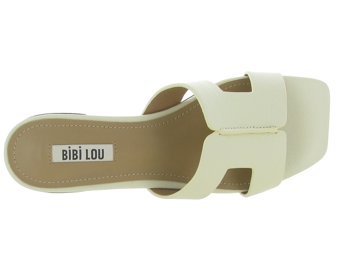nu pieds - Mule Sabot - femme - Cuir - Blanc - Bibi lou4961301_3