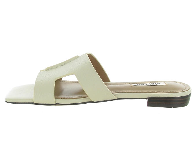 nu pieds - Mule Sabot - femme - Cuir - Blanc - Bibi lou4961301_4