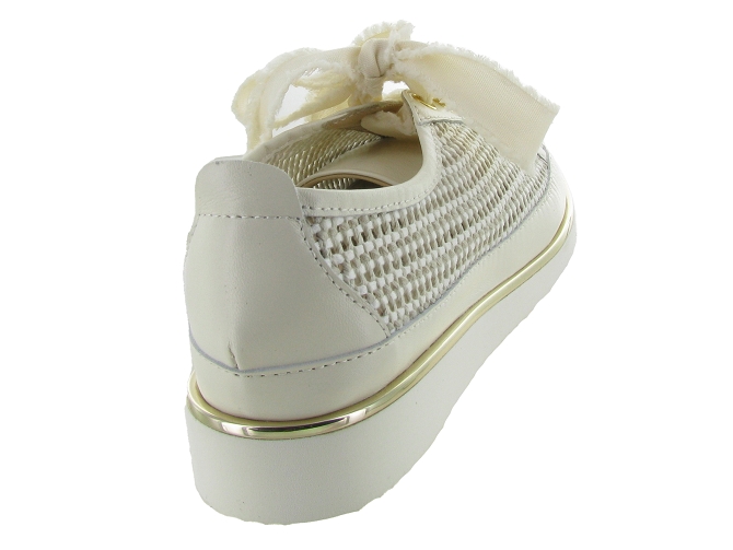chaussures a lacets - Lacets détente - femme - Cuir - Beige - Xsa4965201_5