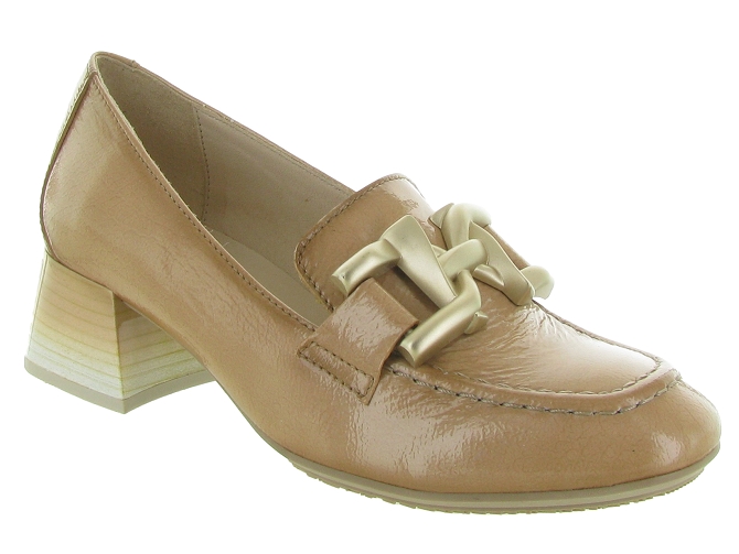 mocassins - Elégant - femme - Cuir - Beige - Hispanitas