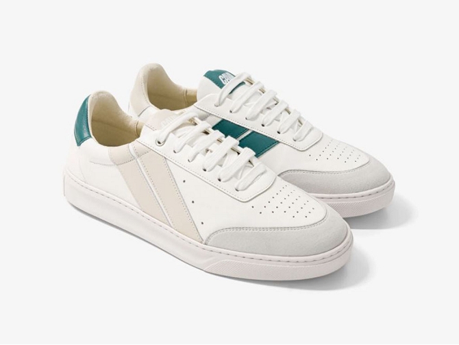 Caval baskets et sneakers low slash grey lake blanc