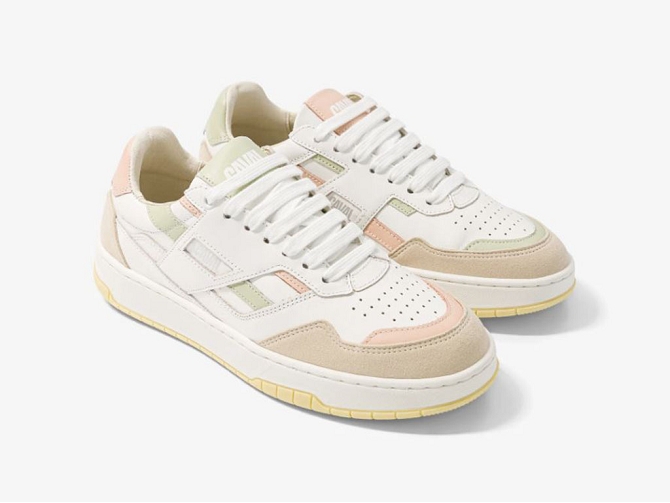 Caval baskets et sneakers playground sunset vibe blanc