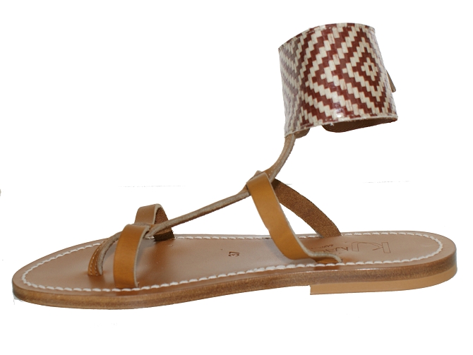 K.jacques nu pieds caravelle marron4972501_4