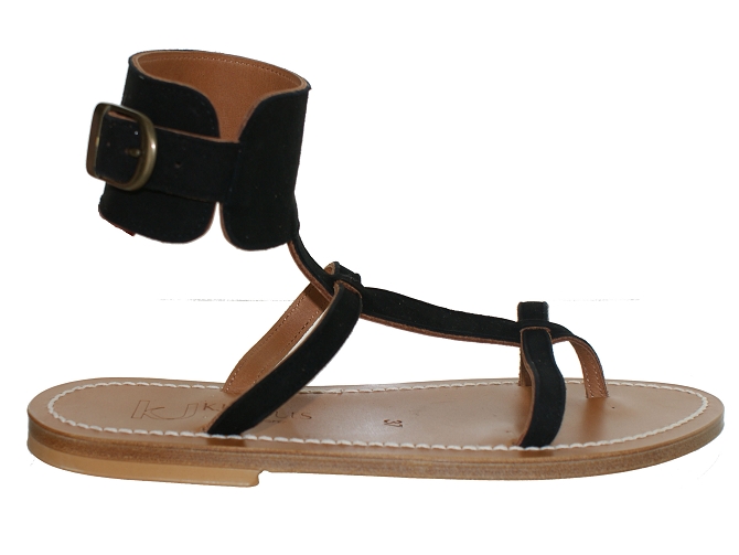 K.jacques nu pieds caravelle noir4972502_2