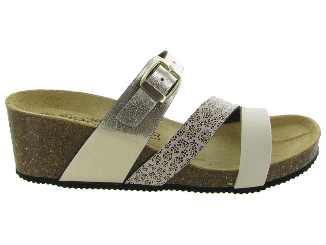 nu pieds - Mule Sabot - femme - Synthétique - Or - La maison de l espadrille4973401_2