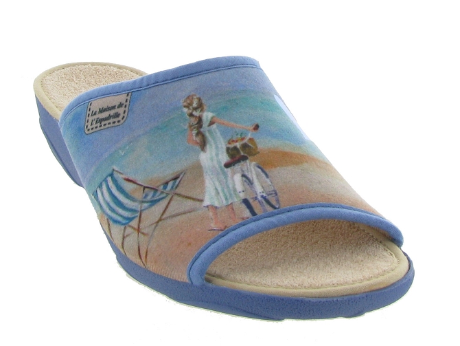 La maison de l espadrille chaussons et pantoufles 2094 bleu4974101_4