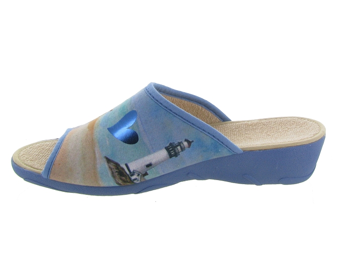 La maison de l espadrille chaussons et pantoufles 2094 bleu4974101_5