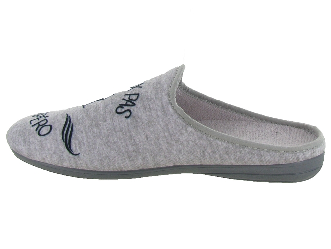 La maison de l espadrille chaussons et pantoufles 2482 gris4974301_4