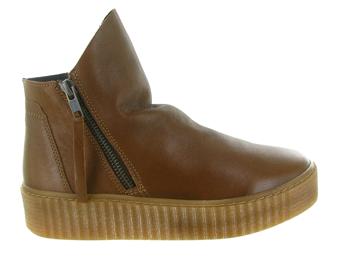 bottines et boots - Casual - femme - Cuir - Camel - Armando4974609_2