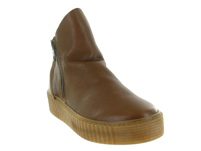 bottines et boots - Casual - femme - Cuir - Camel - Armando4974609_3