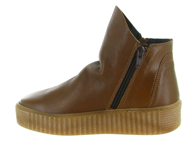 bottines et boots - Casual - femme - Cuir - Camel - Armando4974609_4